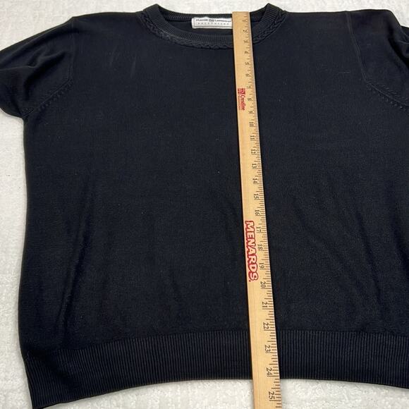 Black Crew Neck Sweater - Picture 5 of 7